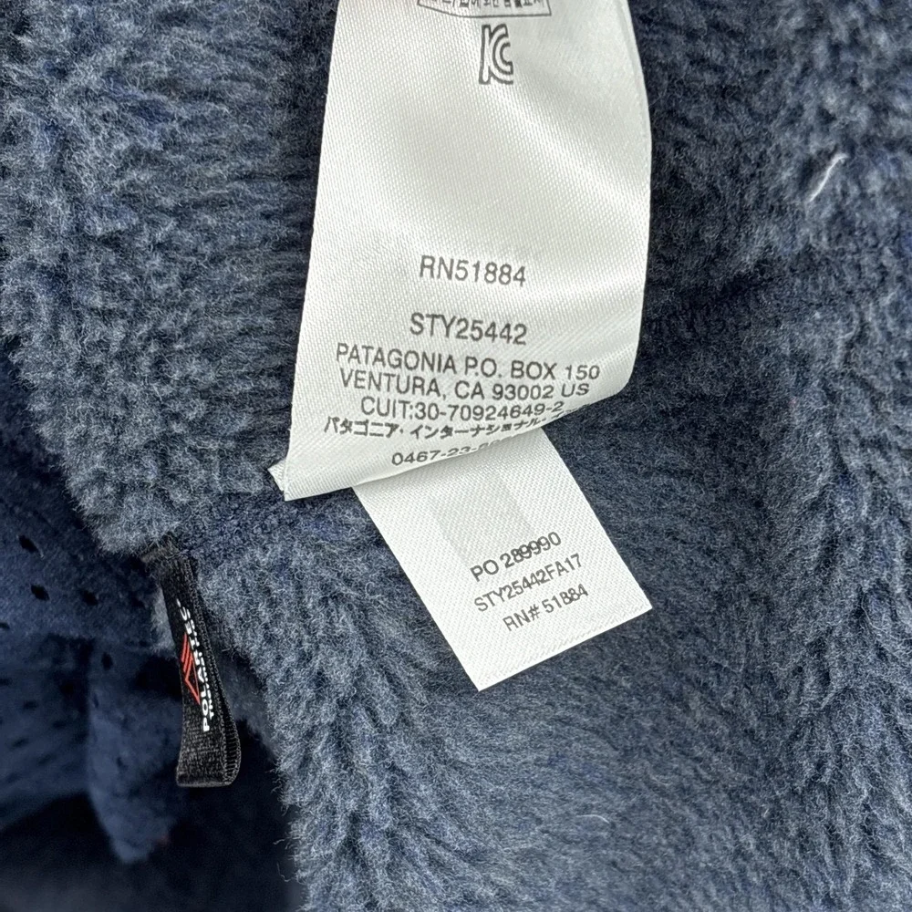 Patagonia Pullover Womens Medium Blue Re Tool Snap T Polartec Fleece Jacket
